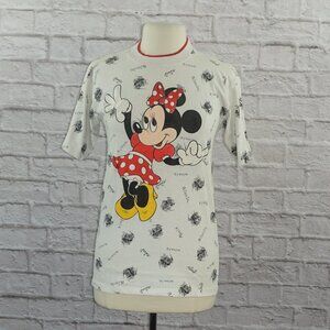 Vintage 80s Disney Minnie Mouse Single Stitch Shirt Small
